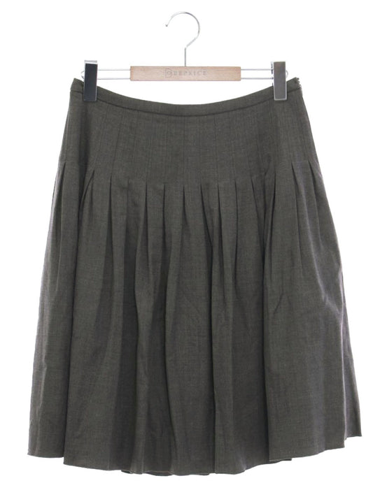 フォクシーブティック 24922 スカート 40 グレー ウールスカート ITJROLBRJO7S