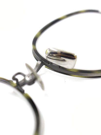 ワンスリーコンパウンドフレーム メガネ シルバー/グリーン/ブラック 眼鏡 cfa06 ITYDL87J93JG 【SALE】