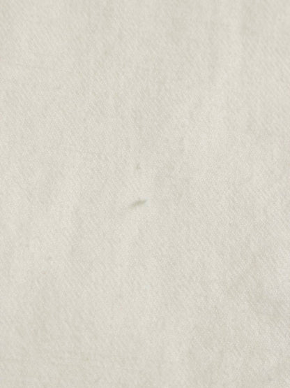 ダブルアールエル 41318 165/82A ホワイト デニムパンツ ストレート ロゴ 刺繍 ITP7EG5ZID6E