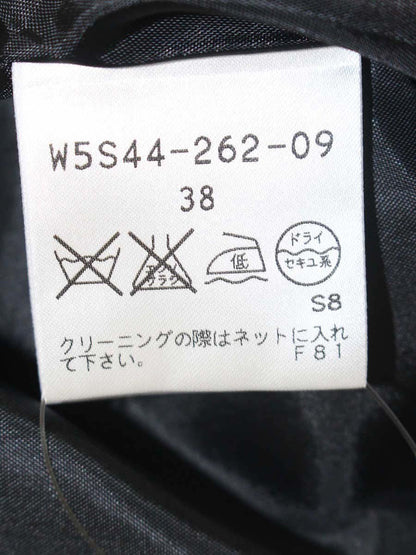 トゥービーシック W5S44-262-09 スカート 38 ブラック バイカラー ITWJHE9XY6PK