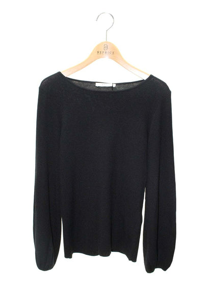 アナイ 102128-16-090-95-380 ニット 38 ブラック ハイゲージ　‘21 ITNNDLSFDPVY