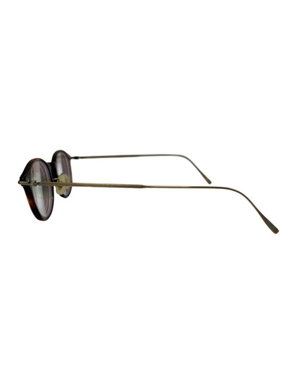 金子眼鏡 KV-13 メガネ ブラウンデミ コンビフレーム フルリム ボストン ITL89WAYP0TY