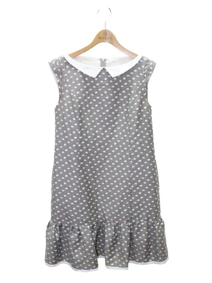 フォクシーブティック Dress White Drop 35610 ワンピース 38 グレー ITDB42YSA4N6