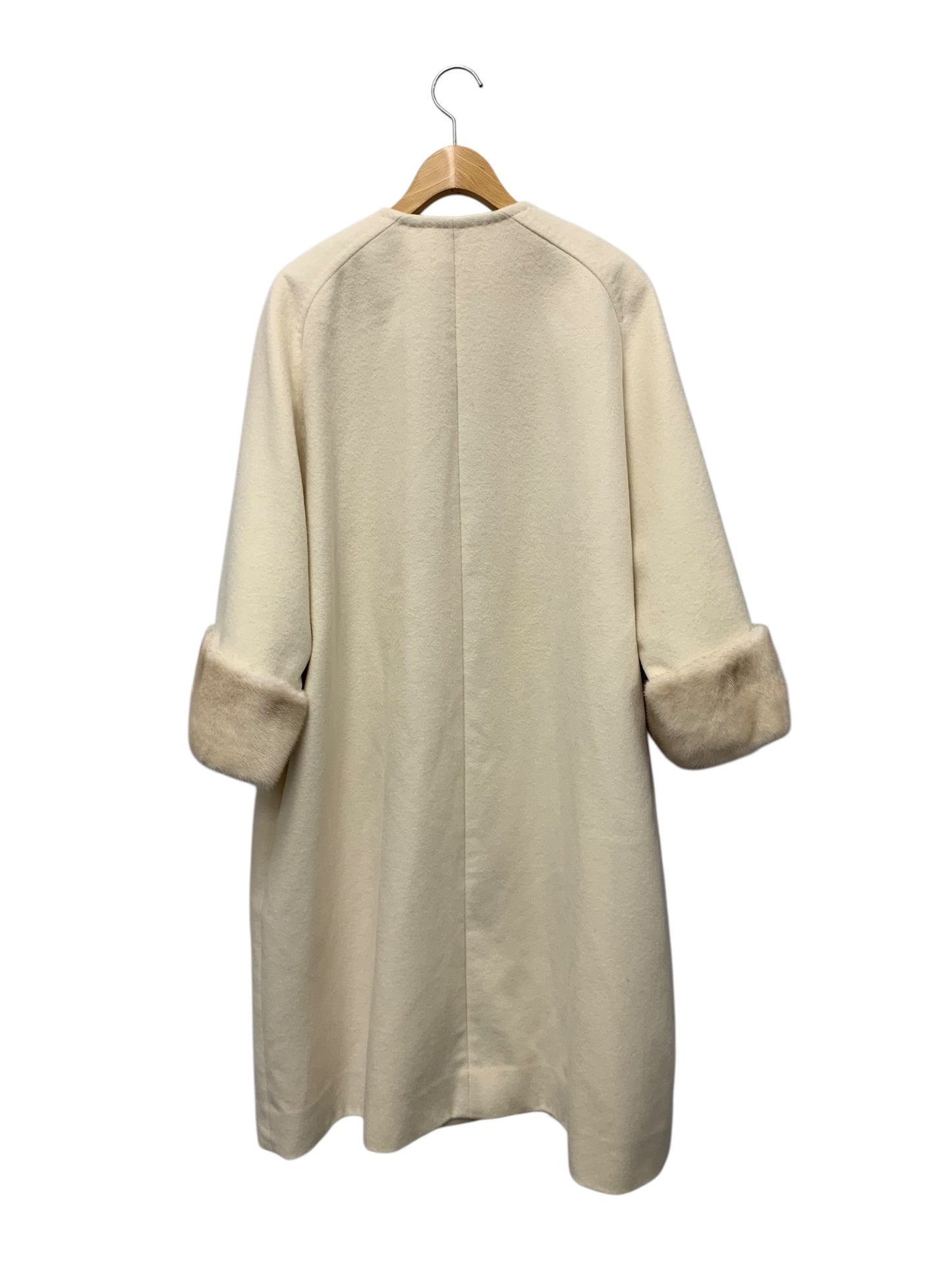 フォクシーブティック Coat Aria 43859 コート 40 ホワイト ミンク×カシミヤ ITR73WK7KRWW