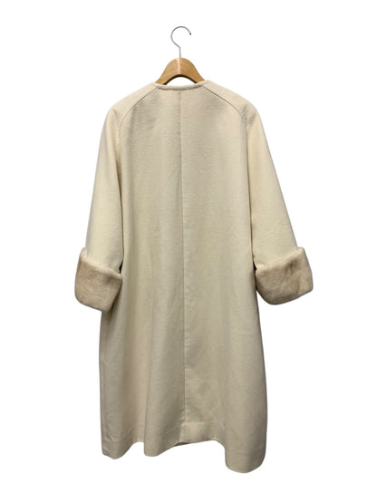 フォクシーブティック Coat Aria 43859 コート 40 ホワイト ミンク×カシミヤ ITR73WK7KRWW