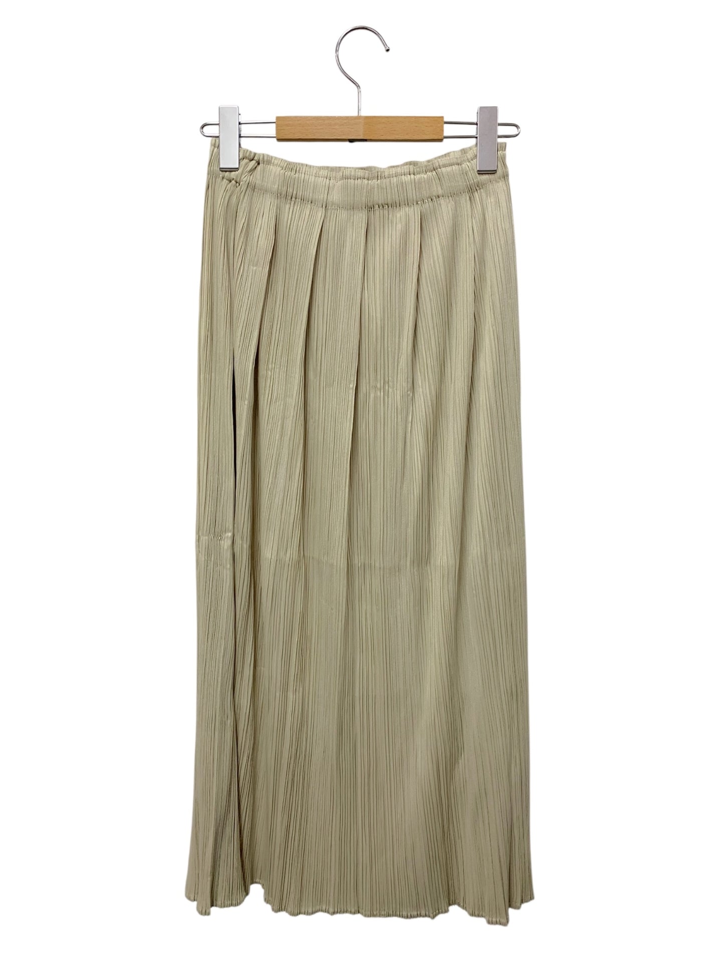 プリーツプリーズイッセイミヤケ PP01-JG503 スカート 1 グレージュ フレア ITQLC4FLMIRW