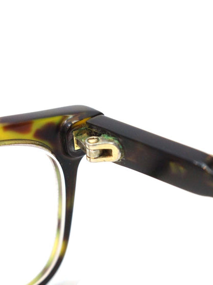 グッチ GG0557OJ メガネ ブラウン/イエローグリーン セルフレーム フルリム ウェリントン IT587GOBSIPC