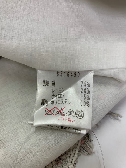 ルネ 6516490 ワンピース 36 ピンク ツイード フロントジップ タックフレア ITMH7LR3UPYO