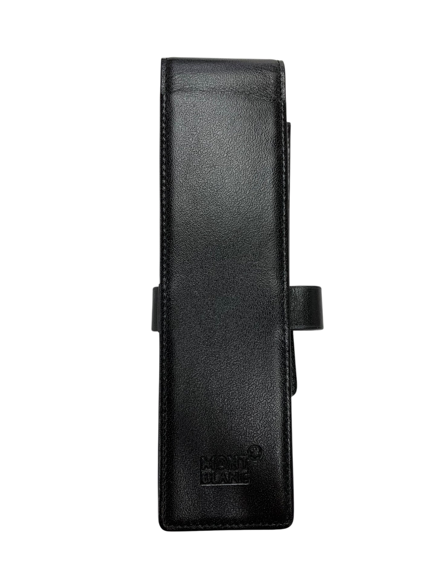 モンブラン マイスターシュテュック 14311 ペンケース ブラック 2本挿し ITQ7JE6HQWYO