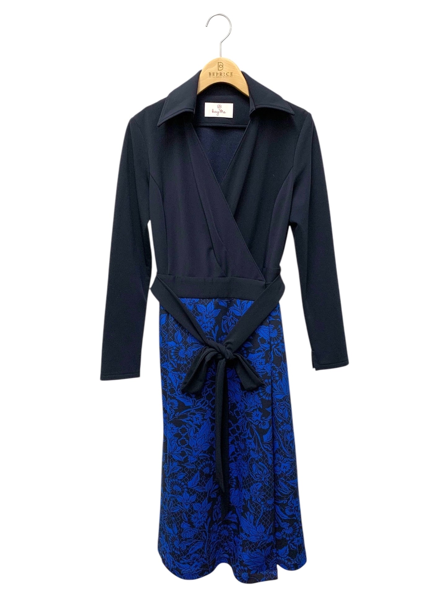 ケイミー OCRC3247 ラップワンピース 9 ネイビー 裏起毛 ITNP7E66WDPS