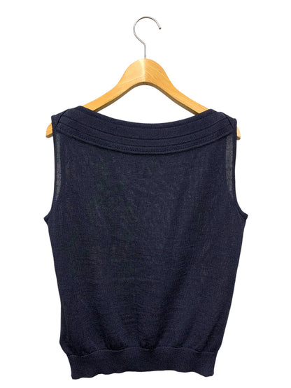 フォクシーブティック Knit Top Arena 43277 トップス 38 ネイビー ITW5L7NRD9SS