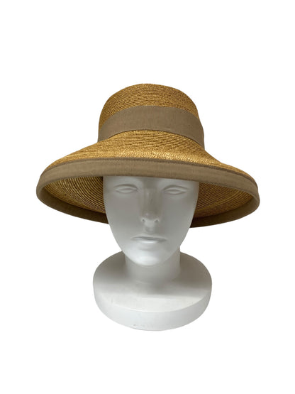 フォクシーブティック ストローハット ベージュ リボン IT49G0H0EIIQ