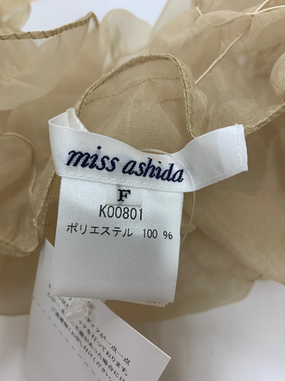 ミスアシダ シャーリングボレロ  SHIRRING BOLERO K00801 F ベージュ ITHUVZT1R1FO