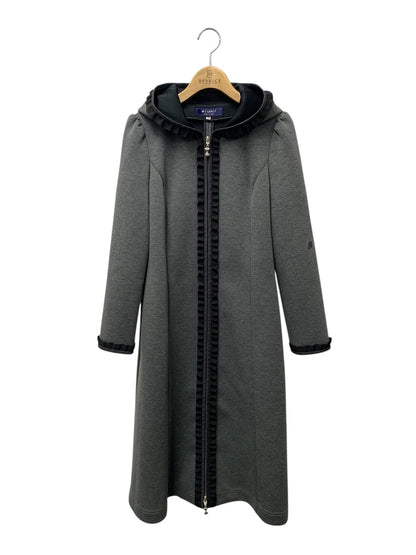 エムズグレイシー 111525 コート 38 グレー ボンディング フード ITM7IFHDG5WK