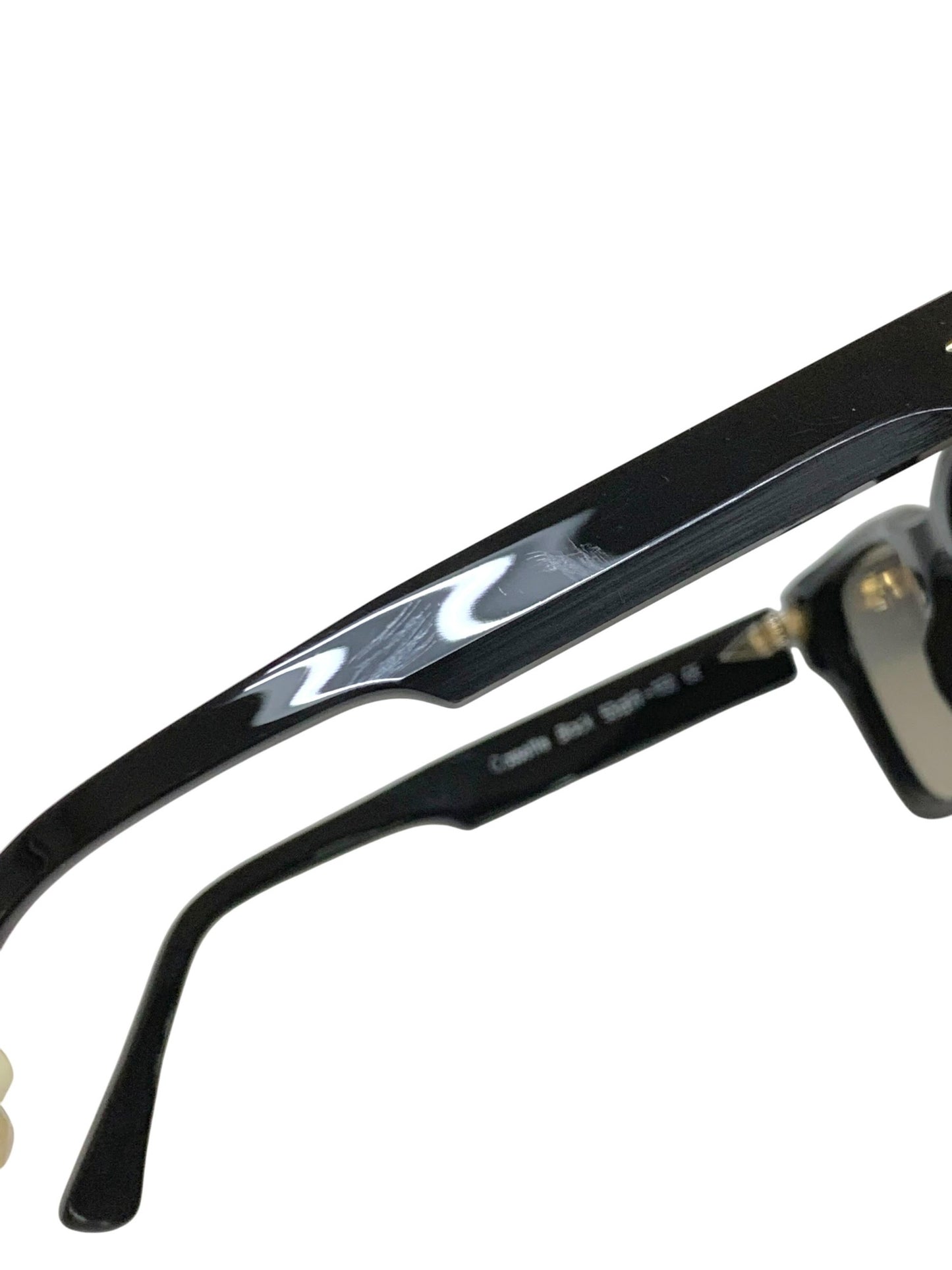 アーレム Cassette サングラス ブラック セルフレーム フルリム ウェリントン IT5HY4D3RPVK