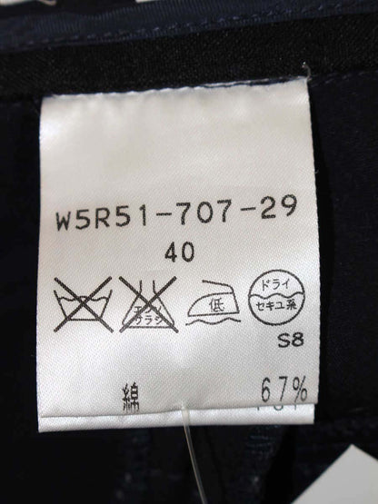トゥービーシック W5R51-707-29 パンツ 40 ネイビー フリル IT44HYBH040I