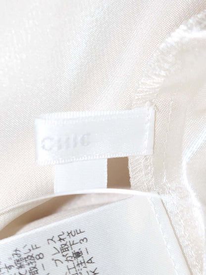 トゥービーシック W5S17-422-40 スカート 40 ベージュ プリーツ ウエストゴム IT65ES71ZTXS