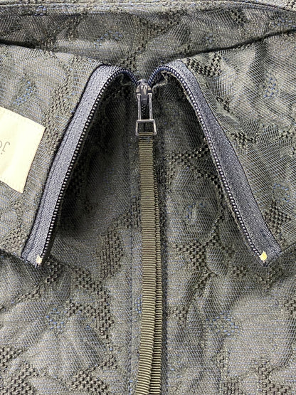 ジョリーミニョン JM2414BF ワンピース 40 ネイビー フラワーモチーフ エンボス IT85XXHUX0R4