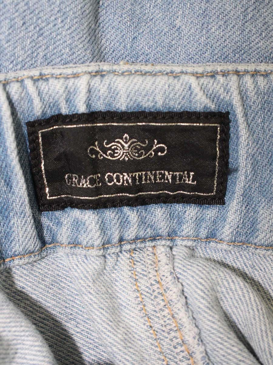 グレースコンチネンタル 0120231100 ワンピース 36 ブルー デニムワンピース IT2NKLVXOFAO