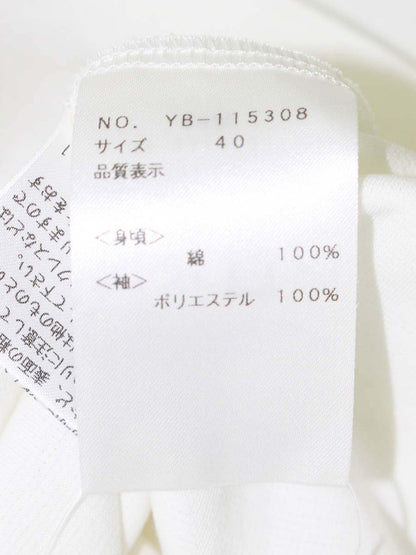 エムズグレイシー 115308 カットソー 40 ホワイト フラワーモチーフ ITV5POQ1URK8