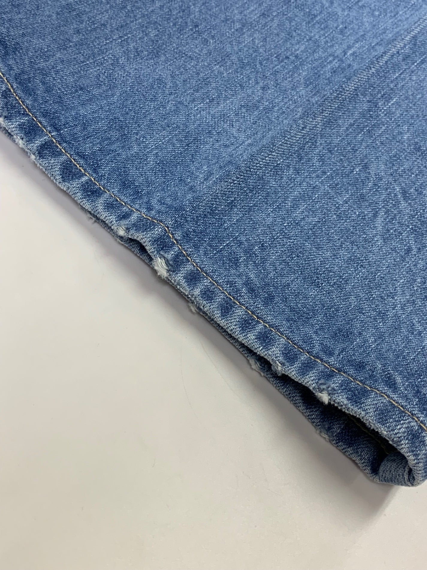 ヨリ Janeワイドデニム YR22-24185AW パンツ 34 ブルー ITOI2A9GFEDS