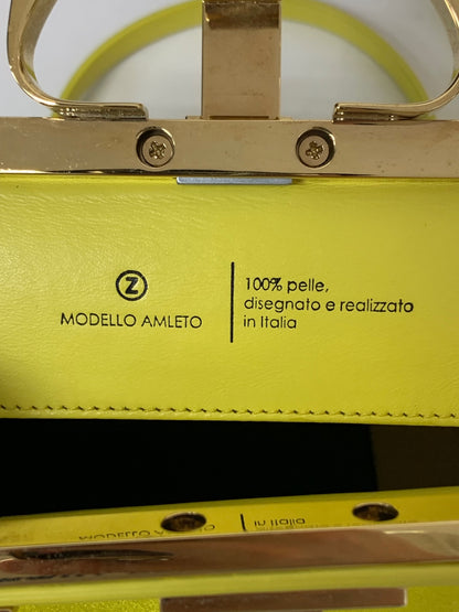 ザンチェッティ AMLETO MINI  41182010 ショルダーバッグ イエロー 2WAY ITNBI6AXZN6Y