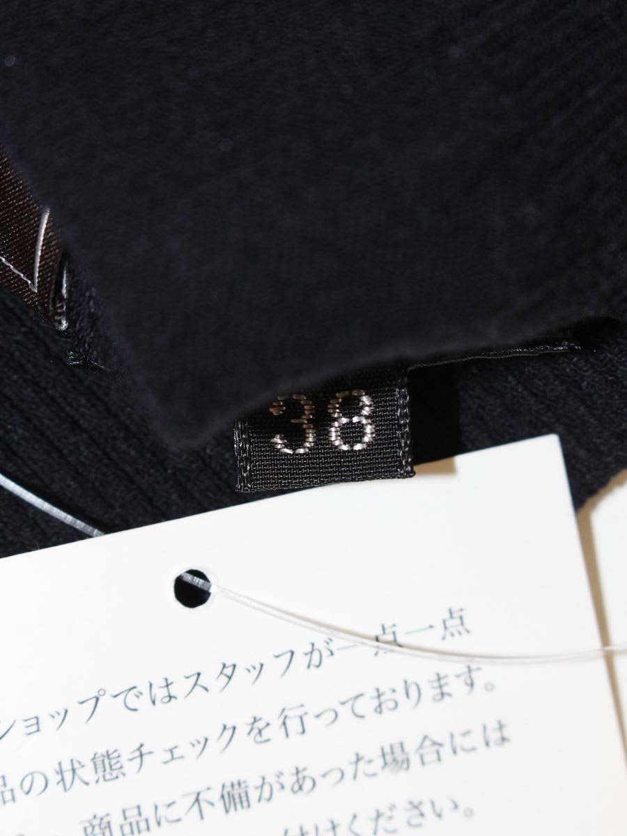 フォクシーブティック Cropped V-Neck Cardigan 36535 カーディガン 38 ネイビー ITCZ2SCJQPC8