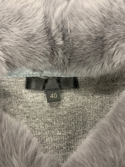 トゥービーシック W5N09-825-07 ニットセーター 40 グレー レッキスラビットファー ITVIG67RDHXA