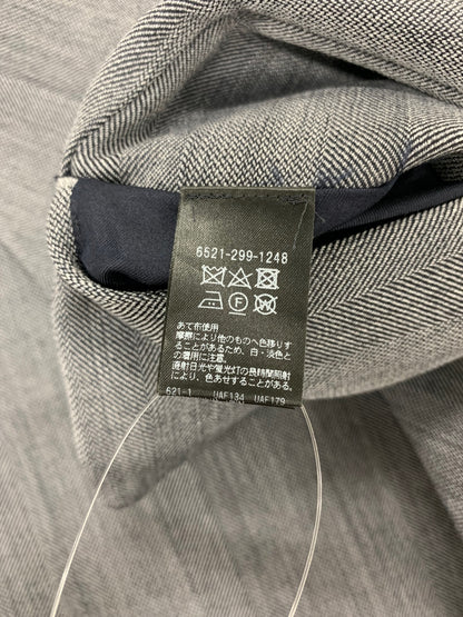 ドゥロワー FALL1 ヘリンボーンノースリーブVネックブラウス 6521-299-1248 ジレ 38 グレー ウール ヘリボーン ITWEN543BB1Q