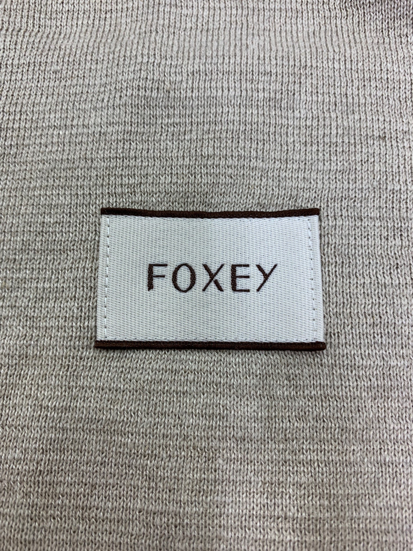 フォクシーブティック Cardigan French Linen 39301 カーディガン F ベージュ ITR9X0YN5U7S