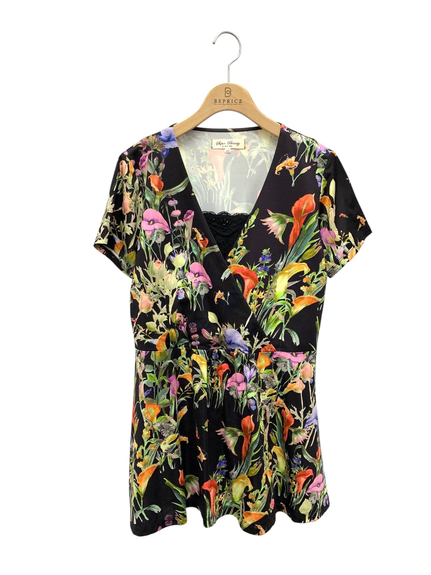 スーパービューティー トップス 42 マルチカラー 花 IT0T4EAWMVJ2 【SALE】