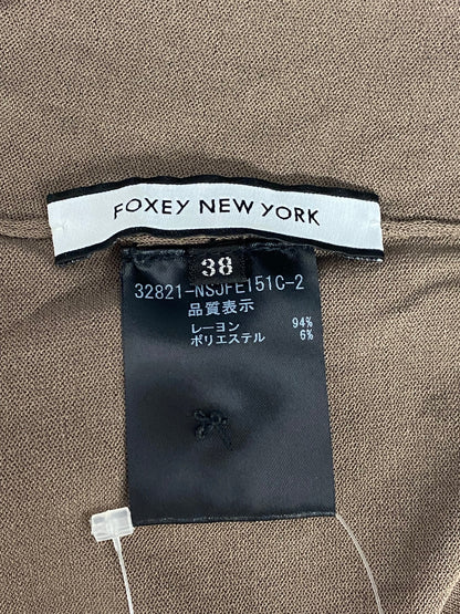 フォクシーニューヨーク アッパースタンダード 32821 カーディガン 38 ブラウン ITCSOX3KV2C8
