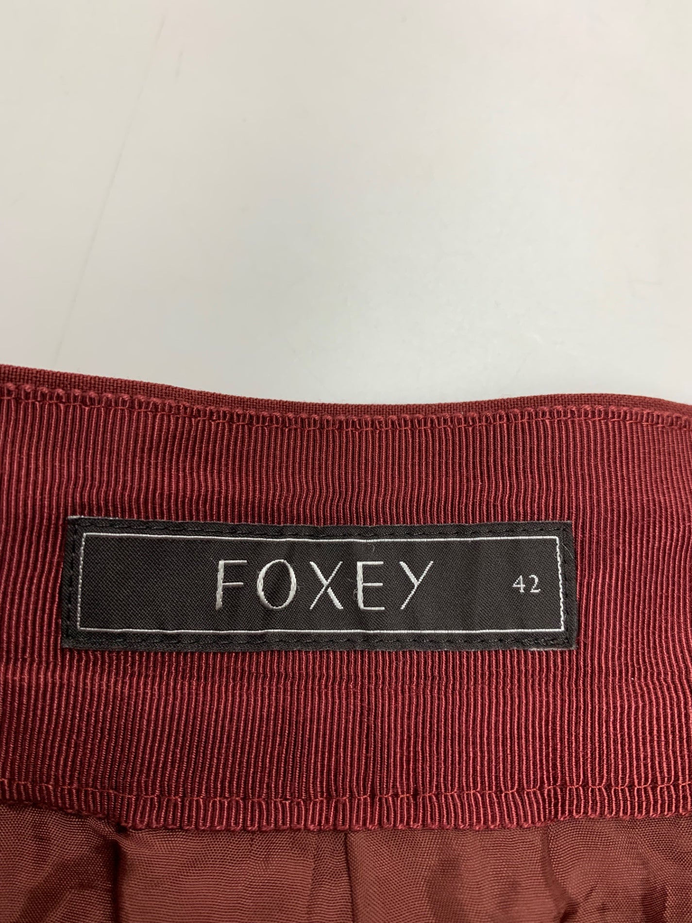 フォクシーブティック Grace グレース 41588 スカート 42 レッド タックフレア ITTSTIIFSC9I