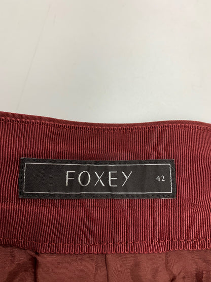 フォクシーブティック Grace グレース 41588 スカート 42 レッド タックフレア ITTSTIIFSC9I