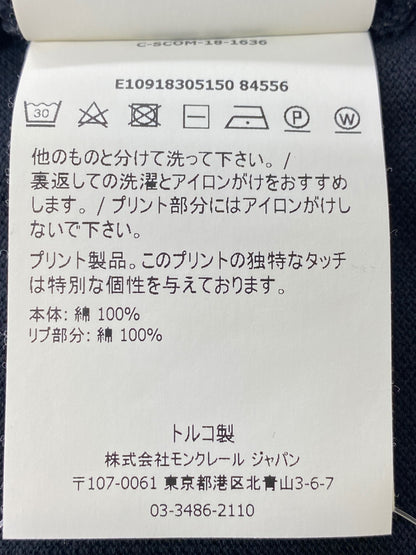 モンクレール MAGLIA POLO MANICA CORTA SHORT SLEEVED POLO SHIRT E10918305150 84556 ポロシャツ L ブラック コットン鹿の子(ピケ)生地 IT7HRCO3EA2W