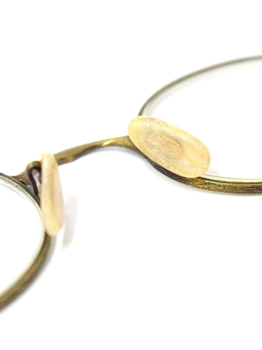 オリバーピープルズ OP-5 OV メガネ ゴールド メタルフレーム フルリム ラウンド 1990's (生産：オプテックジャパン期) ITBOU6ANKHJ0 【SALE】