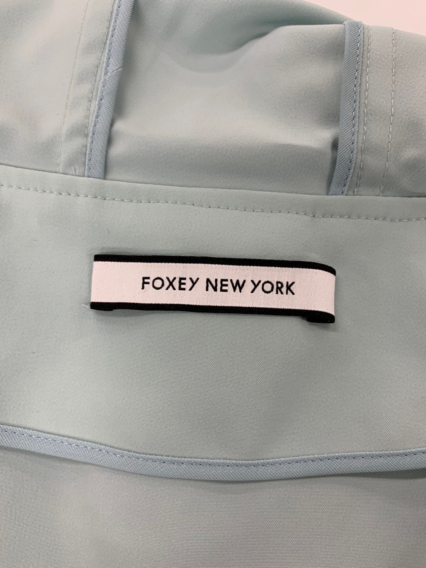 フォクシーニューヨーク ウォータープルーフレイニーコート 40981 36 ブルー IT6XITQX5DYW