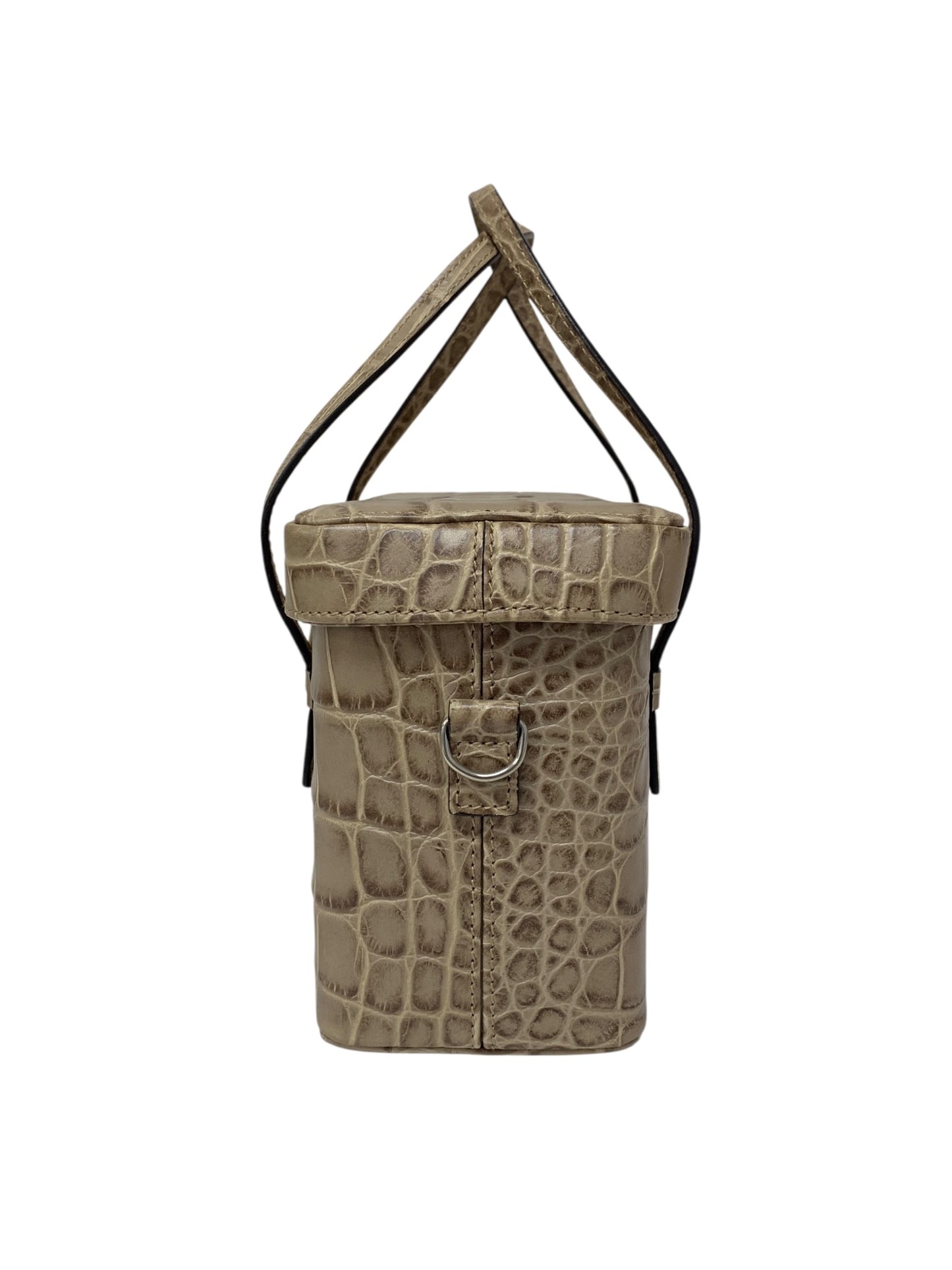 フォクシー ガトーショコラ バニティバッグ ベージュ レザー クロコ型押し 2way IT6M18WTCJDW