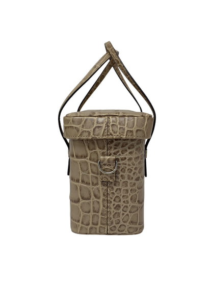 フォクシー ガトーショコラ バニティバッグ ベージュ レザー クロコ型押し 2way IT6M18WTCJDW