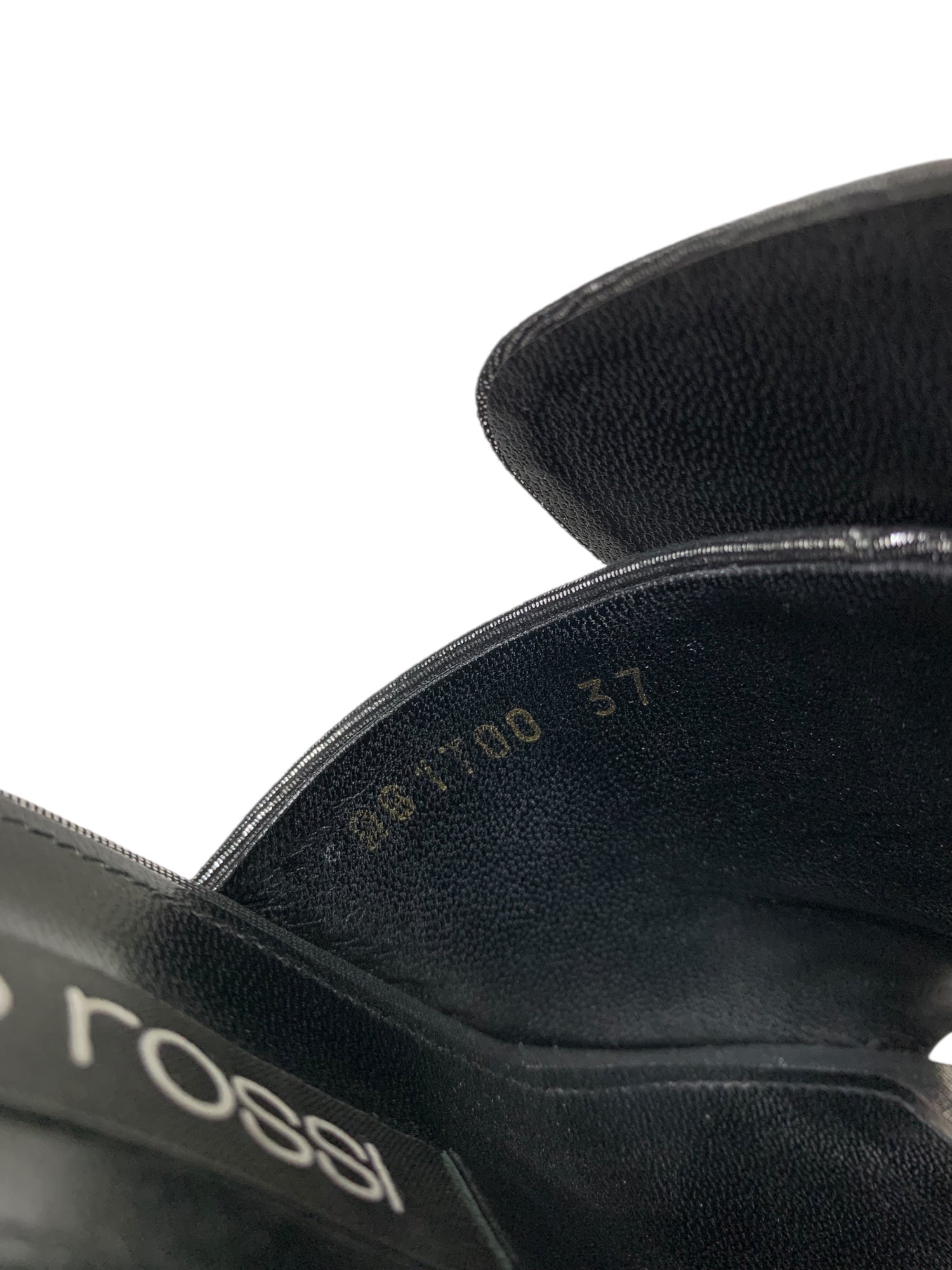 セルジオロッシ Sr1 Mule HH 60mm A81700 ミュール 37 ブラック