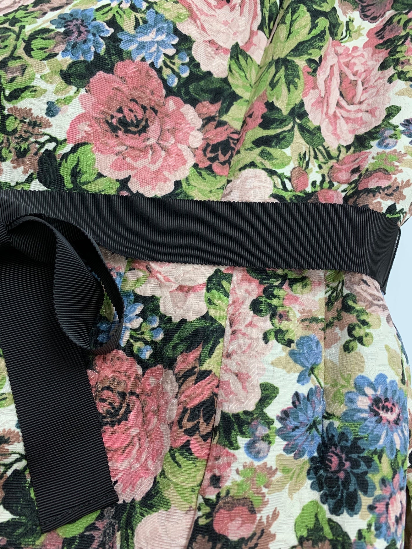 エムズグレイシー 211501 ワンピース 40 ベージュ ジャガードゴブラン