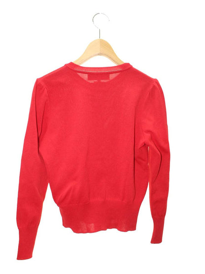 エムズグレイシー 918515 カーディガン 40 レッド パール フラワー ITGI76X4VCIO