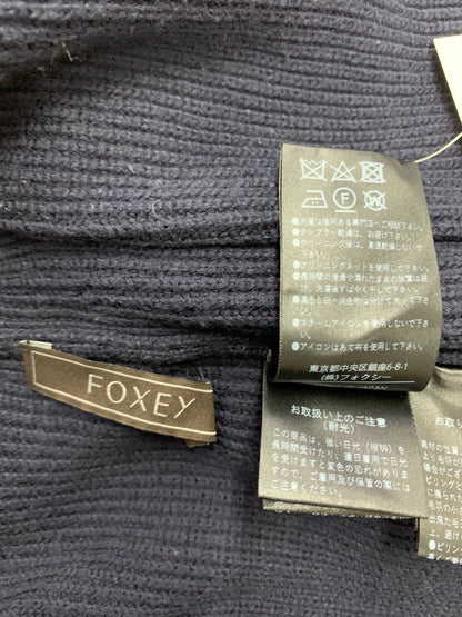 フォクシーブティック Olivia Parka オリビア 43429 パーカー F ネイビー コットン混 ITKZB4E2EVAW