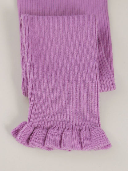 エムズグレイシー 118704 カーディガン 38 パープル ハートボタン ITAVSFMK4554