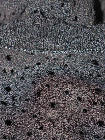 フォクシーブティック Flower Lace 33756 ニット セーター 40 ブラック ITELF4501LIS