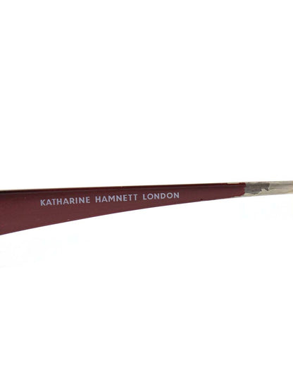 キャサリンハムネット 9103 メガネ メタルブラウン/ブラック メタルフレーム スクエア IT4E7Z3PYKC0