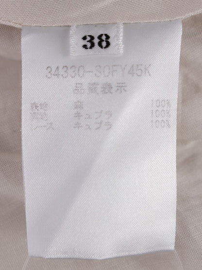 フォクシーブティック Dress Cote d'Azur 34330 ワンピース 38 ベージュ リネン 麻 IT4HD8JUZJWE