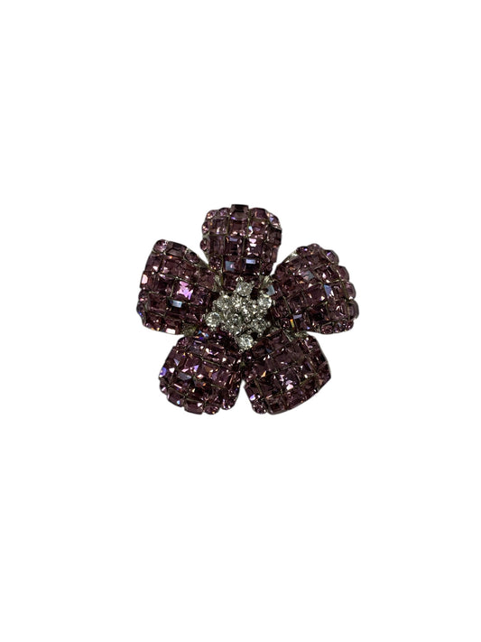 フォクシーブティック FLEUR 26645 ブローチ ピンク ラインストーン フラワーモチーフ ITFXT6HFDKQW