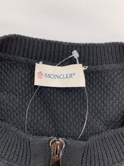 モンクレール MAGLIONE TRICOT ALLA COREANA C20930474800 98125 ジャケット M ブラック ニット切替ダウン ITHMUPVI2M28