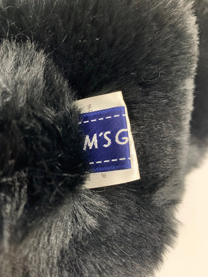 エムズグレイシー 096504 マフラー Ｆ ブラック フェイクファー リボン ITZ1R7LMZQ1C